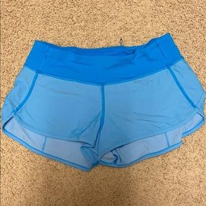 Lululemon speed shorts, size 4